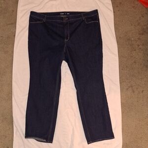 Women's Dark Blue Jeans Old Navy High Rise Size 26